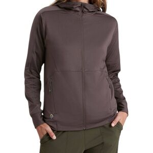 Lululemon CrossCut Gray Hoodie size large w pockets. & Rip Tag